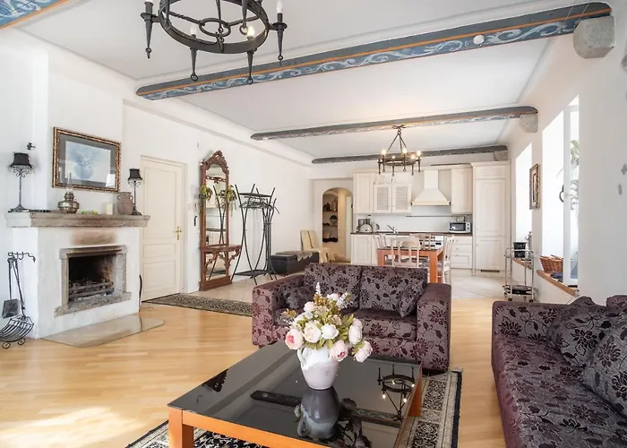 Dream Stay - Historical 3-Bedroom Apartment With Sauna & Fireplace